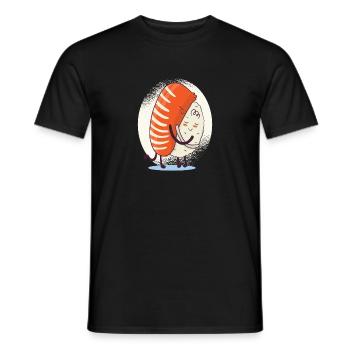 Sushi Hug - J'aime les sushis - T-shirt homme - noir - Devant - AI Model Male 178 light (178cm)