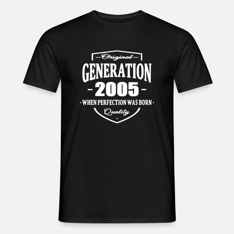 Generation 2005 - T-shirt homme - noir