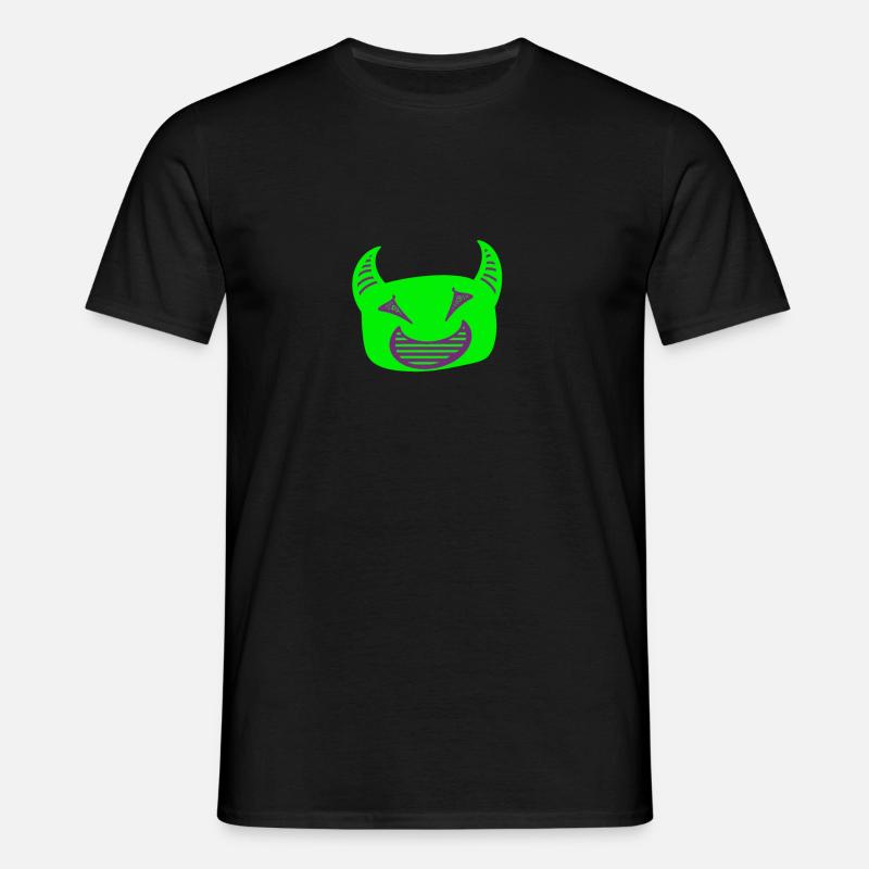 Green devil - Männer T-Shirt - Schwarz