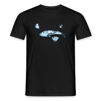 sealife - Men's T-Shirt - black - Front - AI Model Male 178 light (178cm)