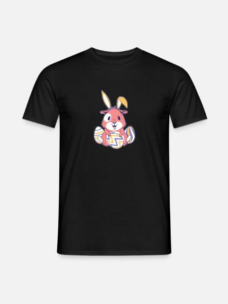 Cochon d'inde - Joyeuses Pâques - T-shirt homme - noir