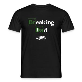 Dad - Men's T-Shirt - black - Front - AI Model Male 178 light (178cm)