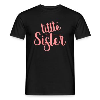 Little Sister - Männer T-Shirt - Schwarz - Vorne - AI Model Male 178 light (178cm)