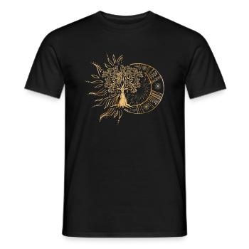 TREE OF LIFE by The Manzanita - T-shirt homme - noir - Devant - AI Model Male 178 light (178cm)