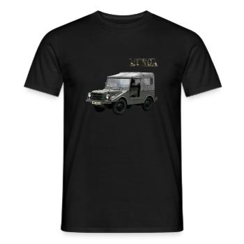 Véhicule hors route Munga Véhicule militaire - T-shirt homme - noir - Devant - AI Model Male 178 light (178cm)