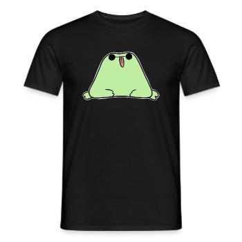 Frecher Frosch - Männer T-Shirt - Schwarz - Vorne - AI Model Male 178 light (178cm)