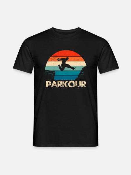 Parkour Traceur Free Running - Men's T-Shirt - black
