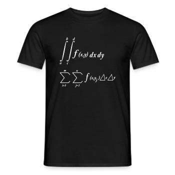 Math Gift Nerd Teacher Math Teacher Math - T-shirt homme - noir - Devant - AI Model Male 178 light (178cm)
