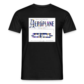 Aeroplane (Colonel Cody) - Männer T-Shirt - Schwarz - Vorne - AI Model Male 178 light (178cm)