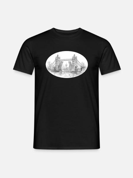Tower bridge - Men's T-Shirt - black