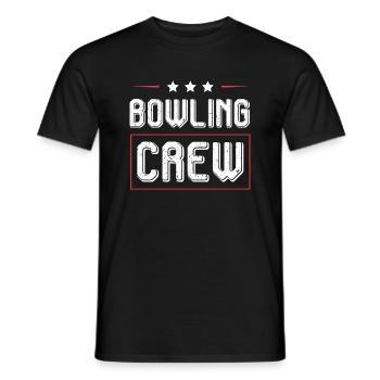 Bowling Crew - Men's T-Shirt - black - Front - AI Model Male 178 light (178cm)