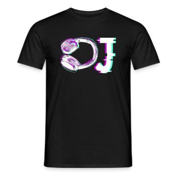DJ Music Love - Männer T-Shirt - Schwarz - Vorne - AI Model Male 178 light (178cm)