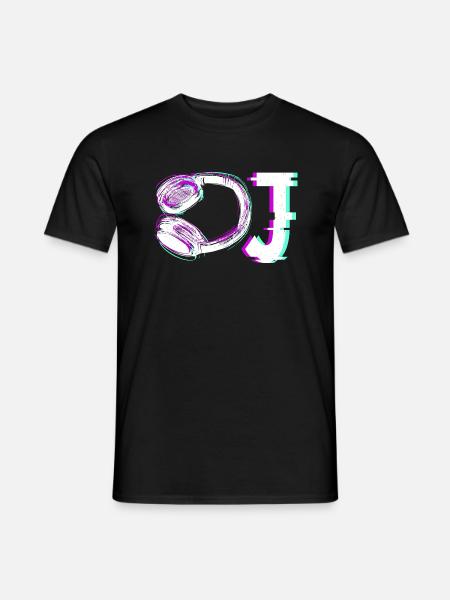 DJ Music Love - Männer T-Shirt - Schwarz