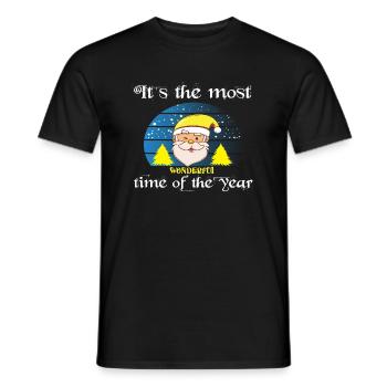 It´s the most wonderful time of the year - Männer T-Shirt - Schwarz - Vorne - AI Model Male 178 light (178cm)