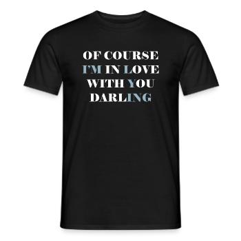 Sarcastic Beau Top - Men's T-Shirt - black - Front - AI Model Male 178 light (178cm)