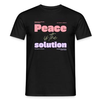 Mental Health - Men's T-Shirt - black - Front - AI Model Male 178 light (178cm)
