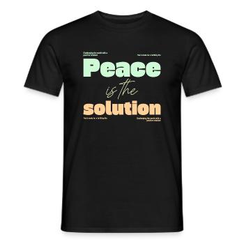 Mental Health - Men's T-Shirt - black - Front - AI Model Male 178 light (178cm)