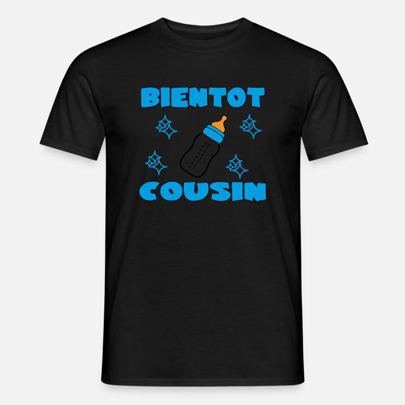 BALDIGER COUSIN - Männer T-Shirt - Schwarz