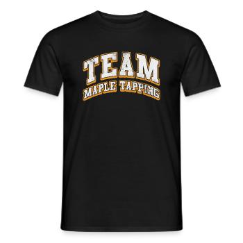 team maple tapping Design - Männer T-Shirt - Schwarz - Vorne - AI Model Male 178 light (178cm)