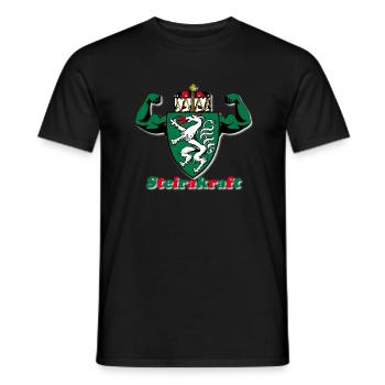 Steirakraft Steiermark Steirer Armoiries Idée Cadeau - T-shirt homme - noir - Devant - AI Model Male 178 light (178cm)
