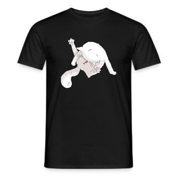 la toilette #1 - T-shirt homme - noir - Devant - AI Model Male 178 light (178cm)