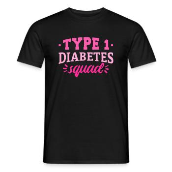 Diabète Insuline Dire Drôle Drôle Idée Cadeau - T-shirt homme - noir - Devant - AI Model Male 178 light (178cm)