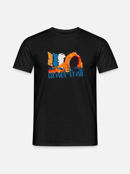 Israel National Trail Kibbutz Dan Shvil Israel blå - Mænd T-shirt - sort