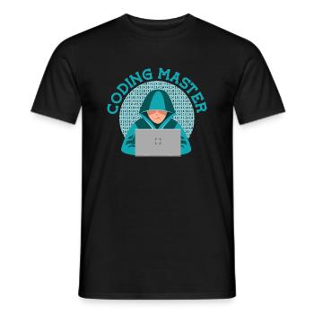Programmierer Coder Software Entwickler - Männer T-Shirt - Schwarz - Vorne - AI Model Male 178 light (178cm)