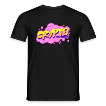 Crypto Bull Market - Men's T-Shirt - black - Front - AI Model Male 178 light (178cm)