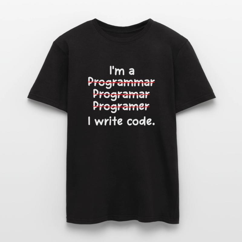 I'm A Programmer I Write Code Computer Scientist A Männer T-Shirt
