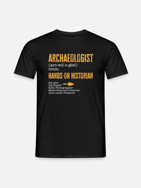 Archaeology Gift Archaeologist - Men's T-Shirt - black