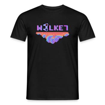 Gamer Shirt Crypto Style Wolke 7 - Männer T-Shirt - Schwarz - Vorne - AI Model Male 178 light (178cm)