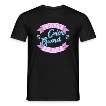 Color Guard - Men's T-Shirt - black - Front - AI Model Male 178 light (178cm)
