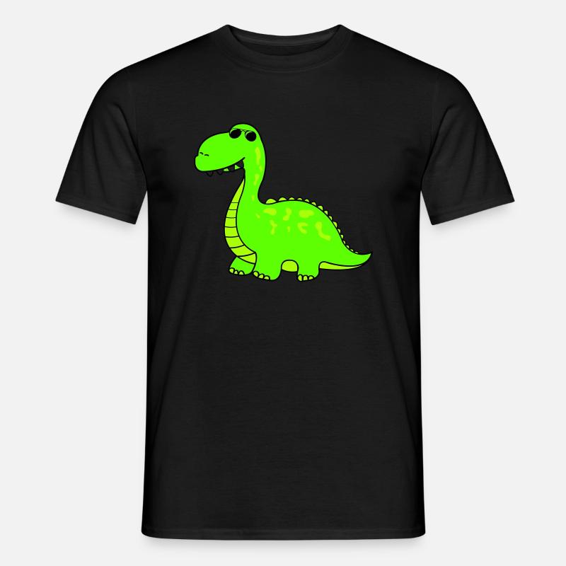 cool dino - Men's T-Shirt - black