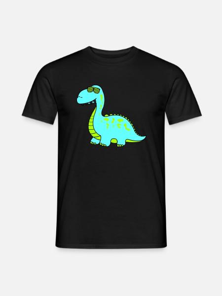 Dino Cool - Men's T-Shirt - black