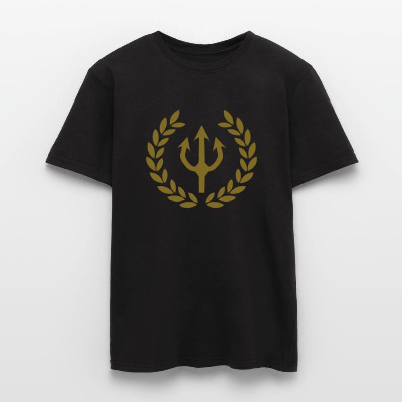 trident devil fork T-shirt homme