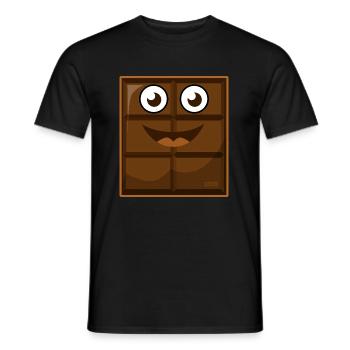 Milch Und Schokolade Junge Partner Kostuem HARIZ - Männer T-Shirt - Schwarz - Vorne - AI Model Male 178 light (178cm)