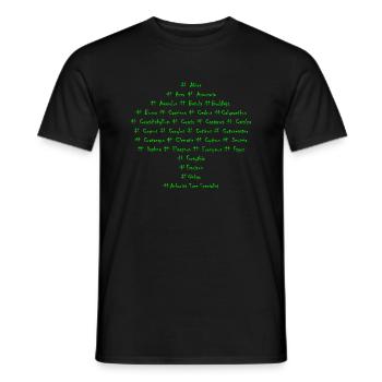 Arborist Tree Specialist - Men's T-Shirt - black - Front - AI Model Male 178 light (178cm)