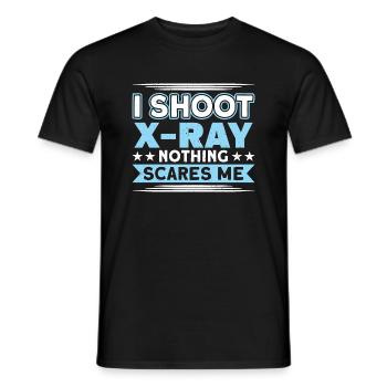 I shoot with X-rays - Men's T-Shirt - black - Front - AI Model Male 178 light (178cm)