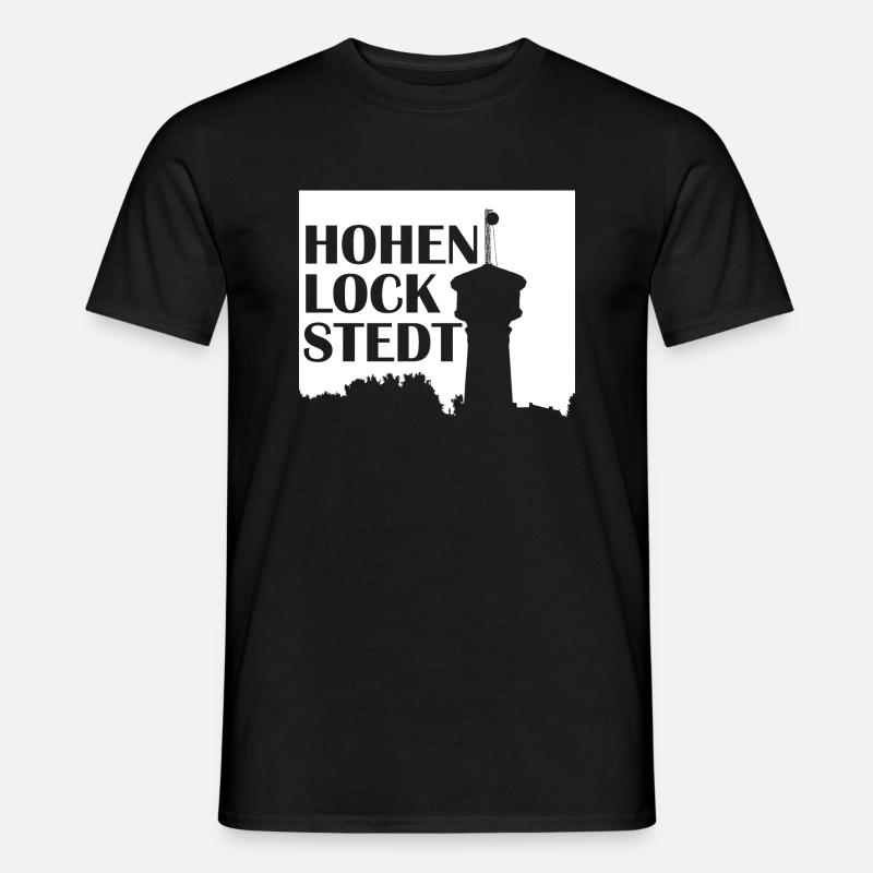 Hohenlockstedt Wasserturm - Männer T-Shirt - Schwarz