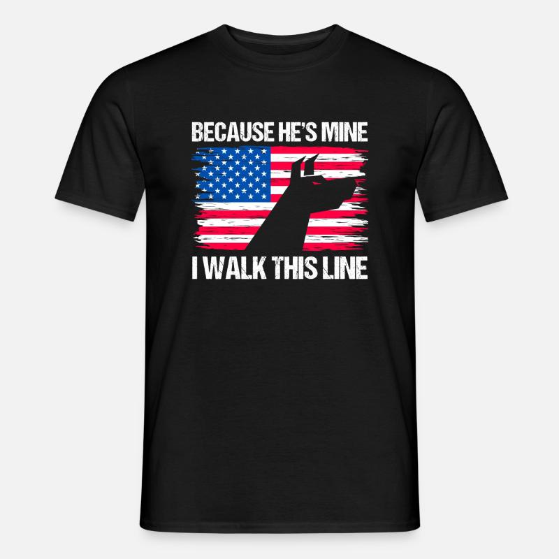 Deutscher Schäferhund Polizeihund Polizei Hund - Männer T-Shirt - Schwarz