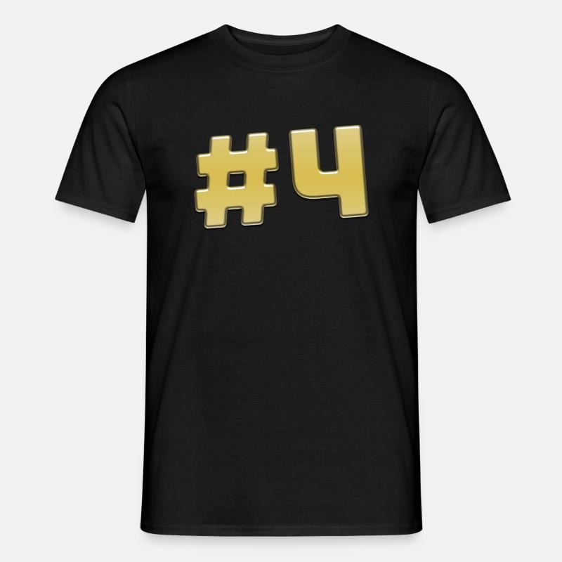 vierter - Männer T-Shirt - Schwarz