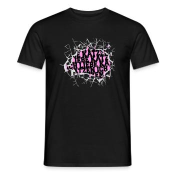 witzig statement spruch großkatze geschenkidee - Männer T-Shirt - Schwarz - Vorne - AI Model Male 178 light (178cm)