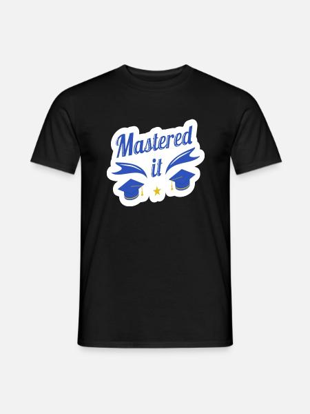 Master's degree University - Men's T-Shirt - black