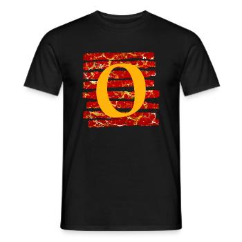 Bande E 232 O - T-shirt homme - noir - Devant - AI Model Male 178 light (178cm)