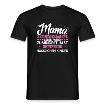 Mutter Familie Mama Geschenk - Männer T-Shirt - Schwarz - Vorne - AI Model Male 178 light (178cm)