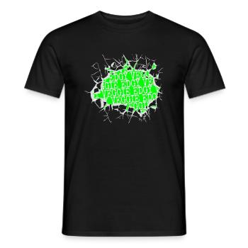 déclaration de plante amusante bday dictons drôles humour fruit - T-shirt homme - noir - Devant - AI Model Male 178 light (178cm)