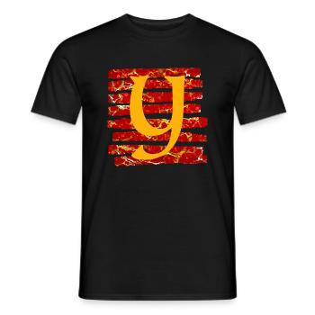 Bande E 232 Y - T-shirt homme - noir - Devant - AI Model Male 178 light (178cm)