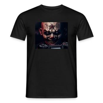 Zocker - Männer T-Shirt - Schwarz - Vorne - AI Model Male 178 light (178cm)