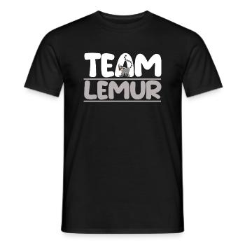 Lémurien - T-shirt homme - noir - Devant - AI Model Male 178 light (178cm)